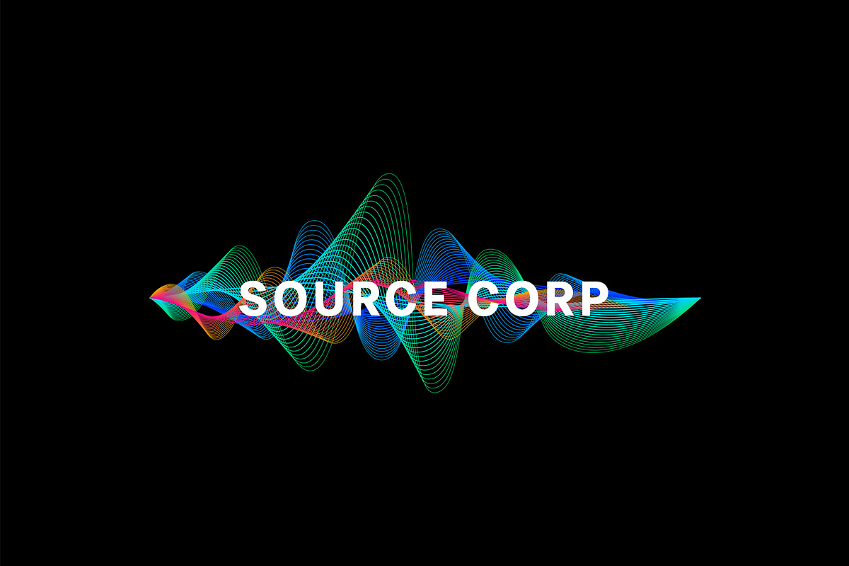 Sound wave logo template., a Branding & Logo Template by Anton Akhmatov (Photo 2 of 3)