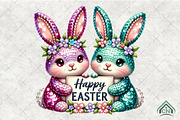 Happy Easter Bunny Png, an Illustration by Craft Nest (Thumbnail 1 of 4)