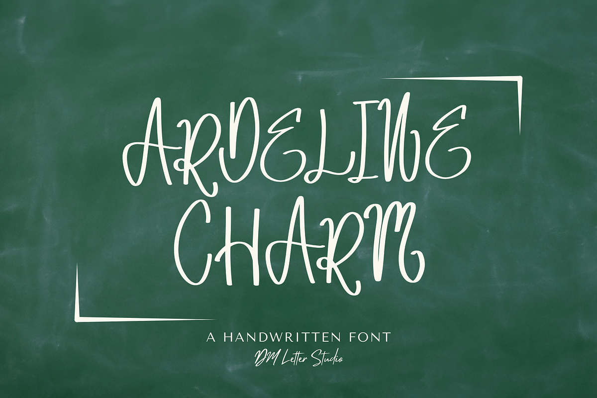 Ardeline Charm, a Font by Dm Studio (Photo 1 of 10)