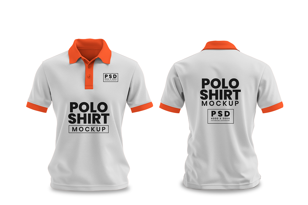 Polo Shirt Mockup Template, a Shirt Mockup by GearShift (Photo 1 of 3)