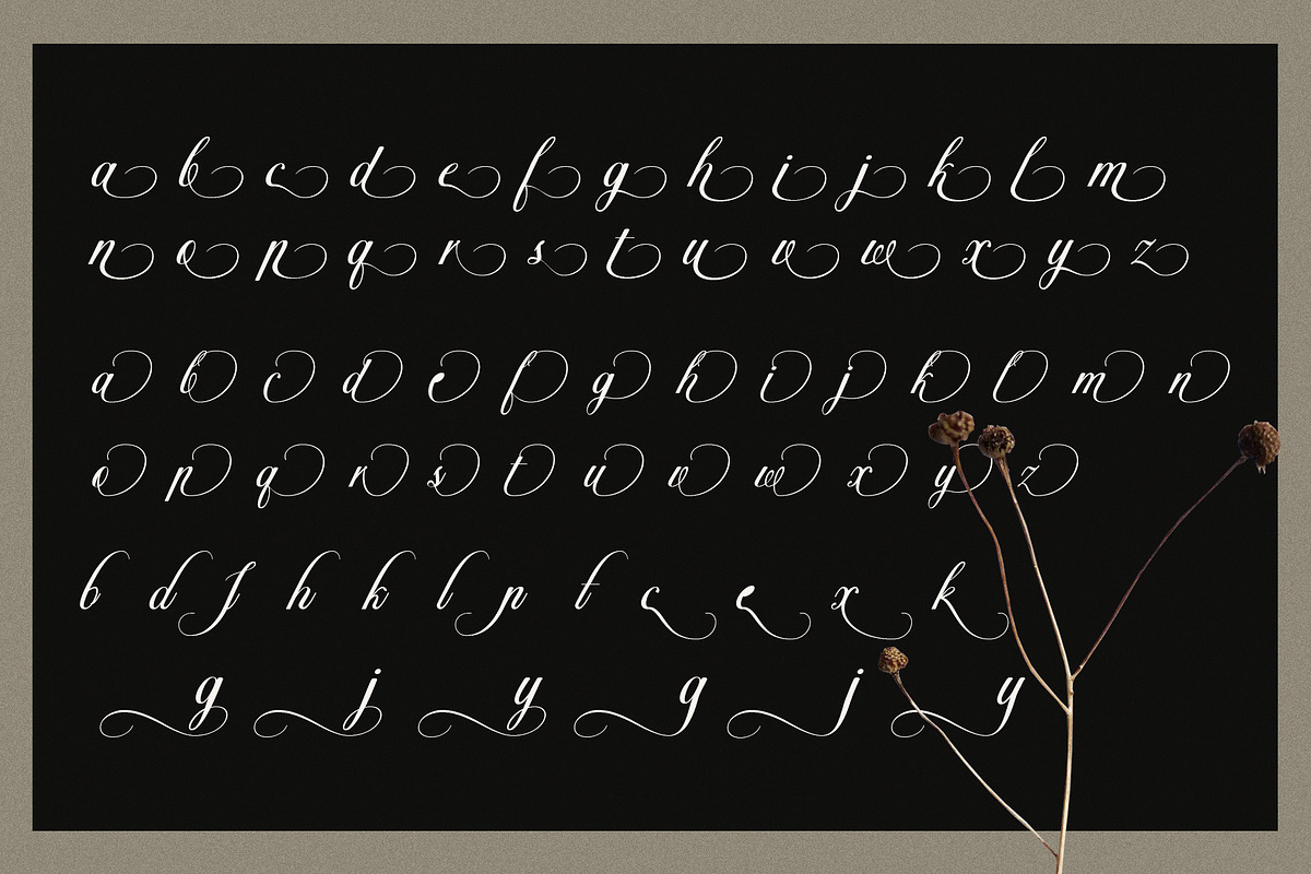 Mahogany Wedding Script Font, a Script Font by Graphicxell (Photo 8 of 8)
