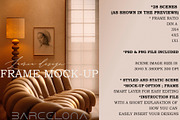 BARCELONA Room Natural FRAME MOCKUP, a Household Mockup by LAMIA DESIGN (Thumbnail 22 of 22)
