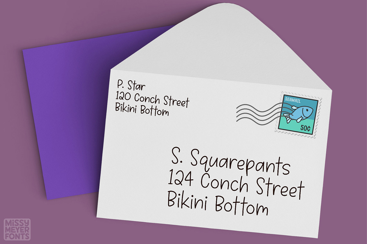 Sketchy Gossip: a single line font!, a Handwritten Font by Missy Meyer (Photo 6 of 9)
