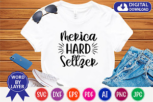 Merica Hard Seltzer Svg