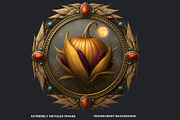 Fantasy Autumn Pumpkins, a Seasonal Illustration by ThatsDesignArt (Thumbnail 3 of 14)