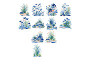 Coastal Plant Grass Cluster Clipart, an Illustration by Daily.Designs (Thumbnail 3 of 3)