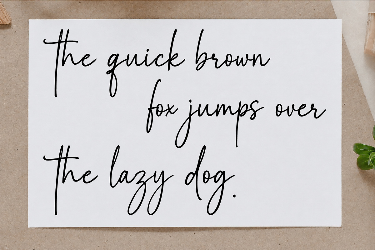 Moonlight, a Handwritten Font by Aura Typeface (Photo 6 of 8)