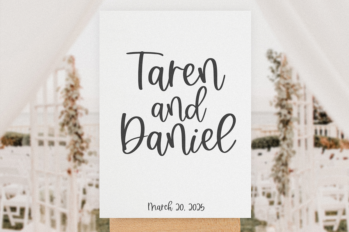 Brightside | Handwritten Script Font preview 3