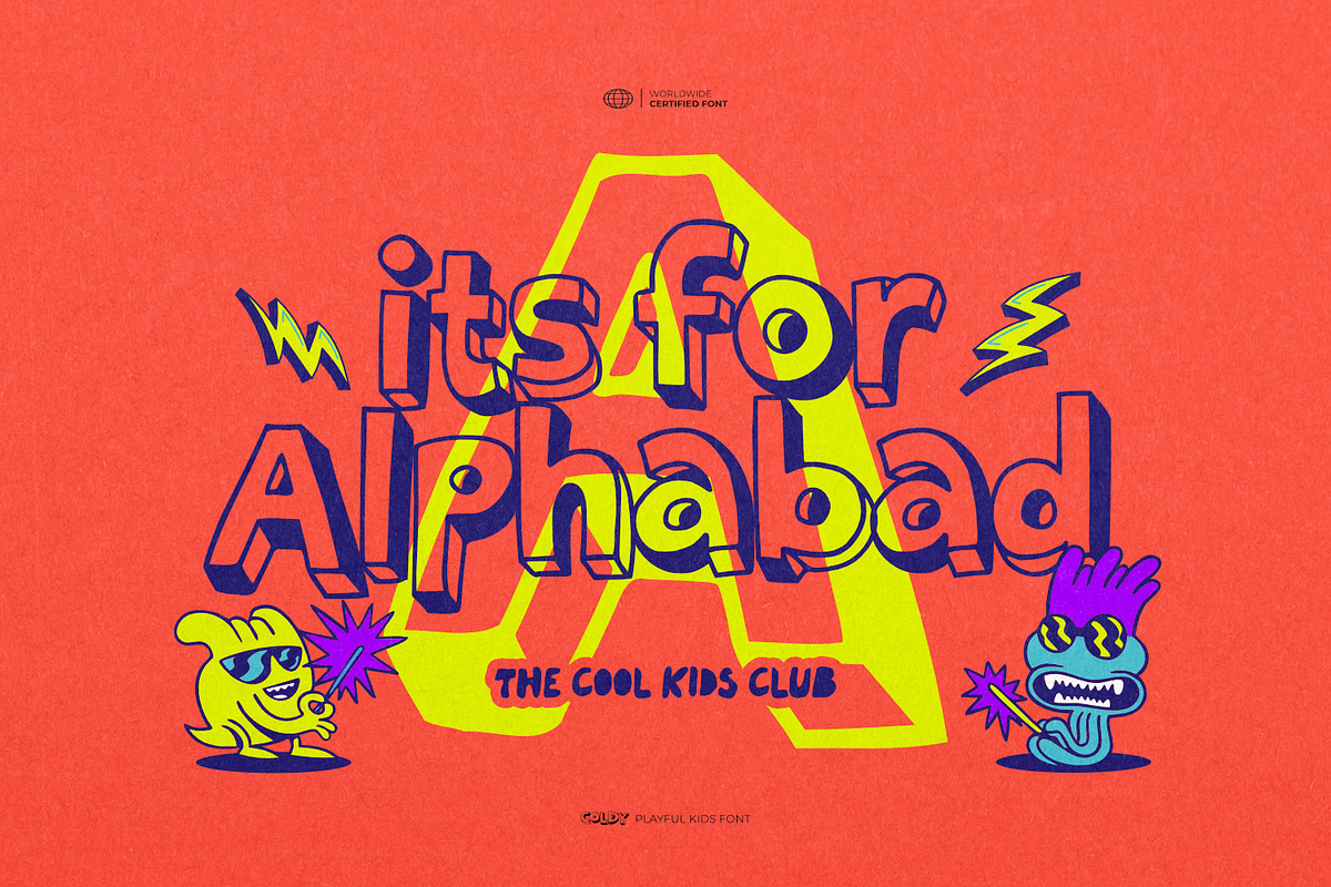 Coldy - Playful Kids Font, a Handwritten Font by ikiiko (Photo 5 of 7)