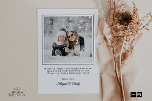 Christmas Card Template CC219