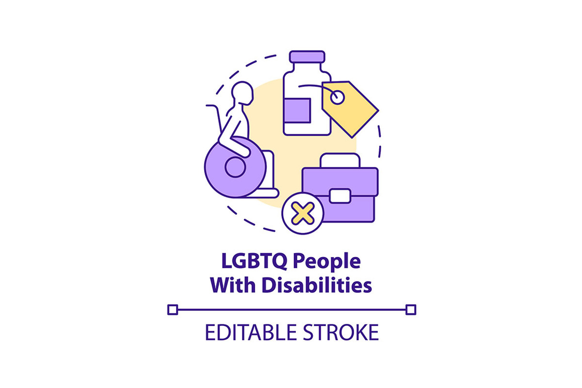 LGBTQ people with disabilities, an Icon by IMG Visuals
