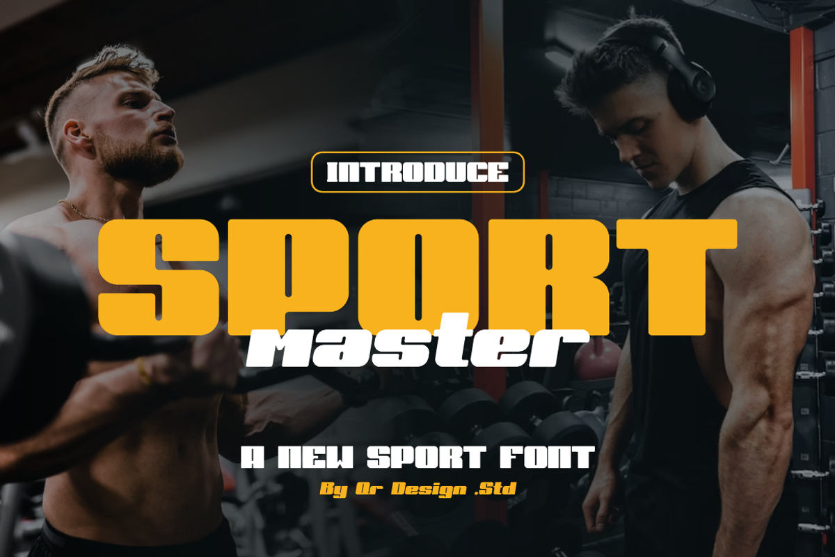 Sport Master Font, a Sans Serif Font by QR Design Studio (Photo 1 of 12)
