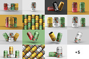 Soda Can Mockup Set, a Cups & Container Mockup by dpi (Thumbnail 2 of 20)
