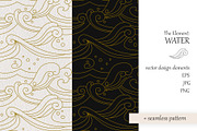 The Element: Water. Vector drawings, a Texture Illustration by Nadia Murash (Thumbnail 4 of 4)