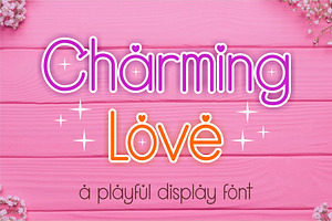 CHARMING LOVE - DISPLAY CUTE FONT, a Symbol Font by Ingat Sahabat