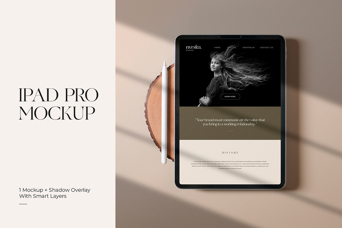 Ipad Pro Photo Mockups #01, an iPad Mockup by notgreystudio (Photo 1 of 4)