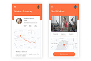 FitOn Fitness Adobe XD App, an UI Kit Template by themelove (Thumbnail 7 of 9)