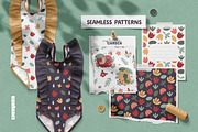 Cute Garden Clipart & Patterns, an Animal Illustration by Ejevyaka (Thumbnail 4 of 13)