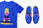 Girls: Patterns and Illustrations, a Pattern Graphic by marmarina (Thumbnail 9 of 10)