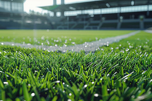 Empty football stadium, a Photo by AlyaAnd