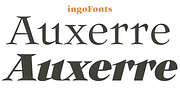 Auxerre, a Serif Font by ingoFonts (Thumbnail 1 of 8)
