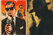 209 Vintage movie posters, a Person Illustration by Handmadefont (Thumbnail 3 of 11)