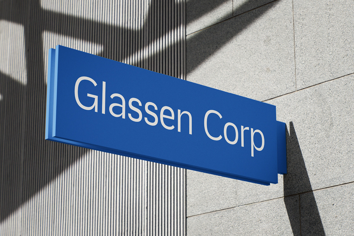 Glass Edge – Modern Corporate Logo, a Sans Serif Font by Lettertype Studio (Photo 7 of 10)