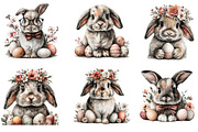 Happy Easter Bunny Clipart, an Illustration by Dream Creation (Thumbnail 6 of 7)