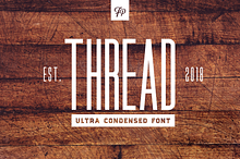 Thread - Ultra Condensed Font