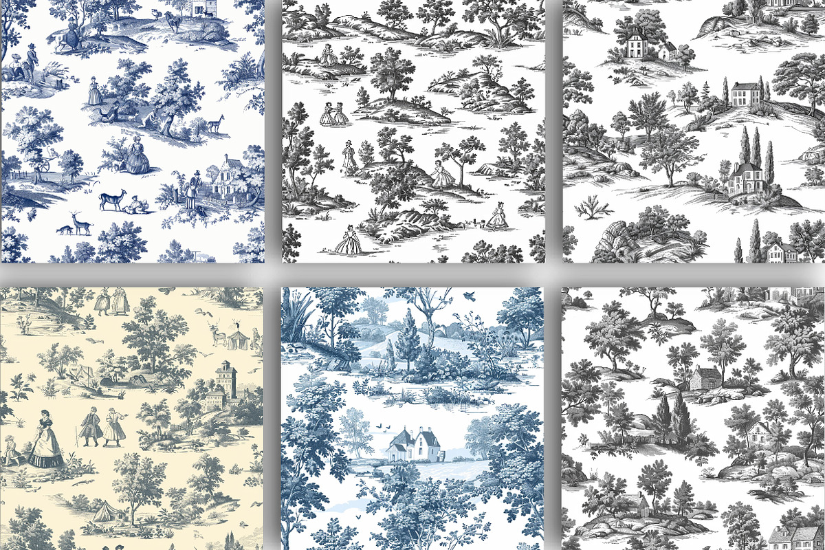 Classic Vintage Seamless Pattern, a Pattern Graphic by DreamCafeArt (Photo 4 of 5)