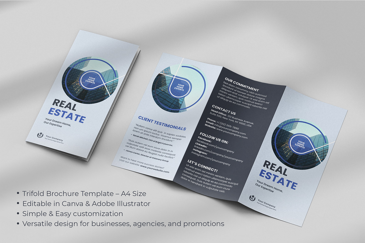 All Purpose Trifold Brochure 08, a Brochure Template by WheelieMonkey (Photo 2 of 4)