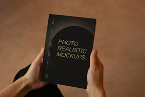 Premium aesthetic book cover mockup
