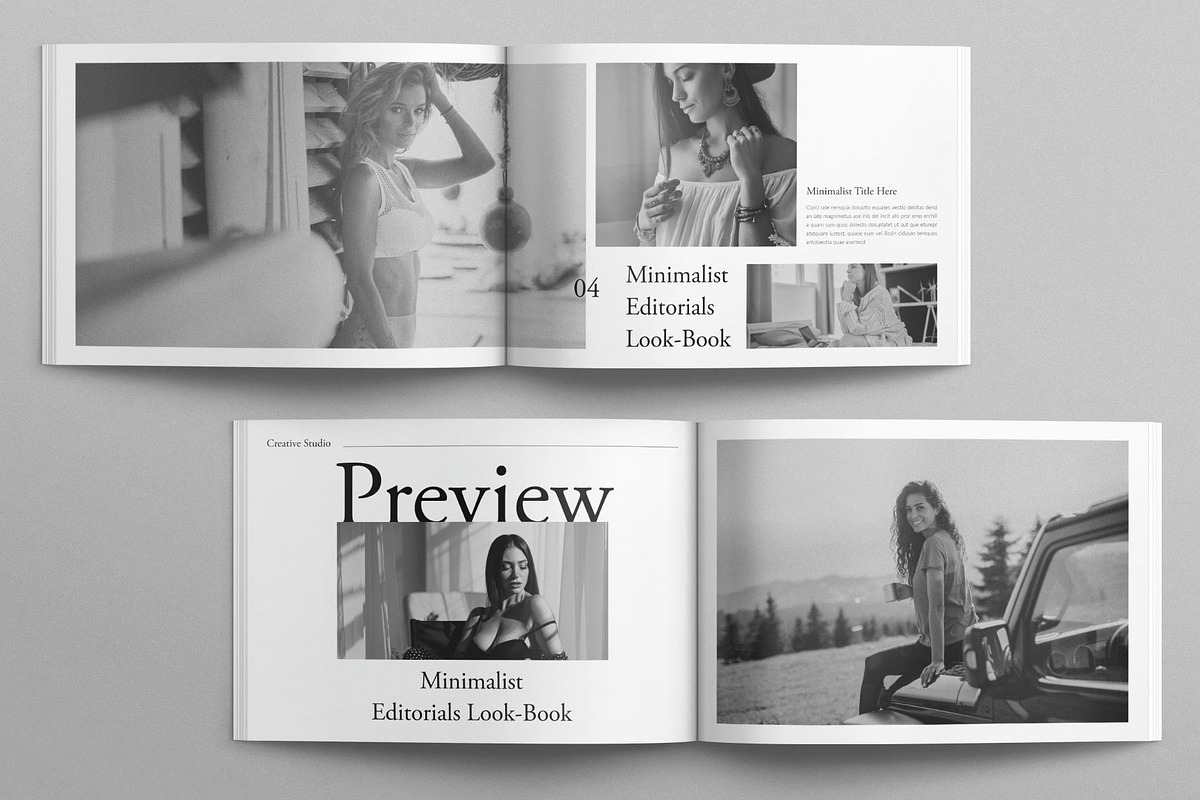 Editorial Look-Book Landscape, a Magazine Template by E-Type (Photo 5 of 7)