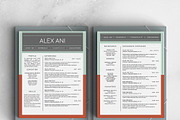 Alex Ani Modern 2-Page Resume, a Resume Template by Stand Out Shop (Thumbnail 2 of 4)