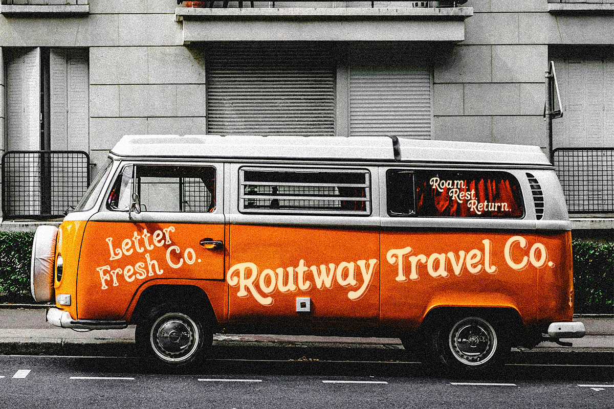 Routway Serif, a Serif Font by Letter Fresh (Photo 9 of 14)