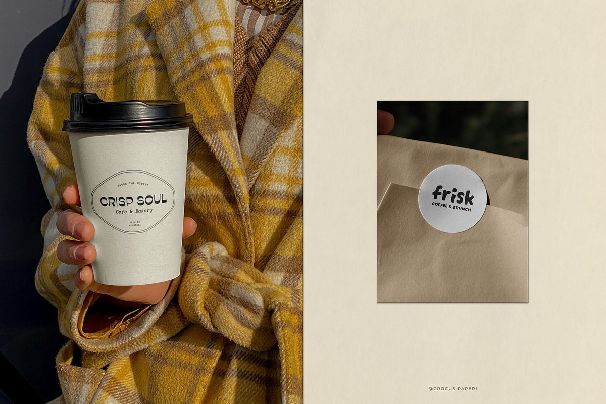 Café & Bakery Logos, a Branding & Logo Template by Crocus Paperi (Photo 10 of 14)
