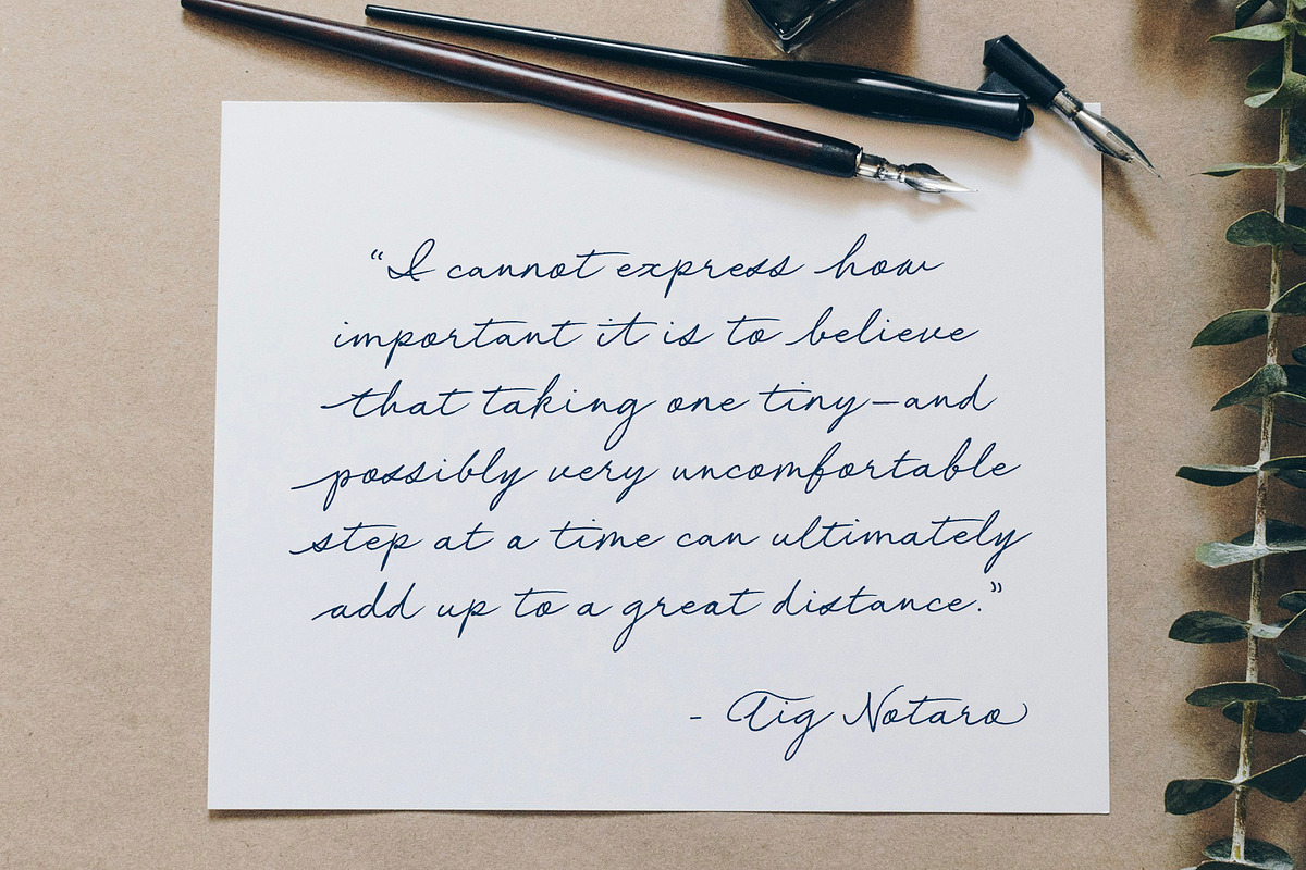 Little Promises Handwritten Font, a Handwritten Font by Sam Parrett (Photo 9 of 12)
