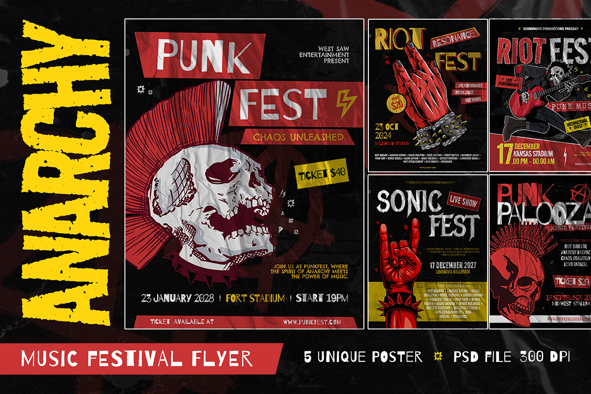 Anarchy - Flyer Templates, a Flyer Template by Inviline.co (Photo 1 of 7)