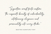 Bestina Signature Script Font, a Script Font by Typebae (Thumbnail 3 of 8)