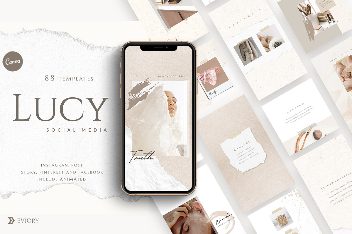 CANVA Bundle Social Media Pack, a Social Media Template by Eviory (Photo 13 of 31)