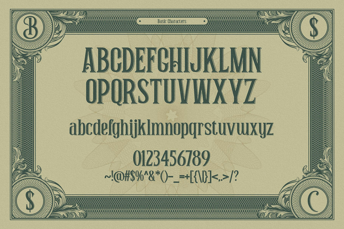 Billy Money, a Blackletter Font by alit design (Photo 8 of 15)