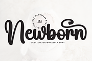 Newborn | Script Font, a Handwritten Font by Scratchones (Thumbnail 1 of 9)