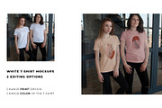 FEMALE T-SHIRT MOCKUP BUNDLE, a Shirt Mockup by TrendkeyMockups (Thumbnail 3 of 6)