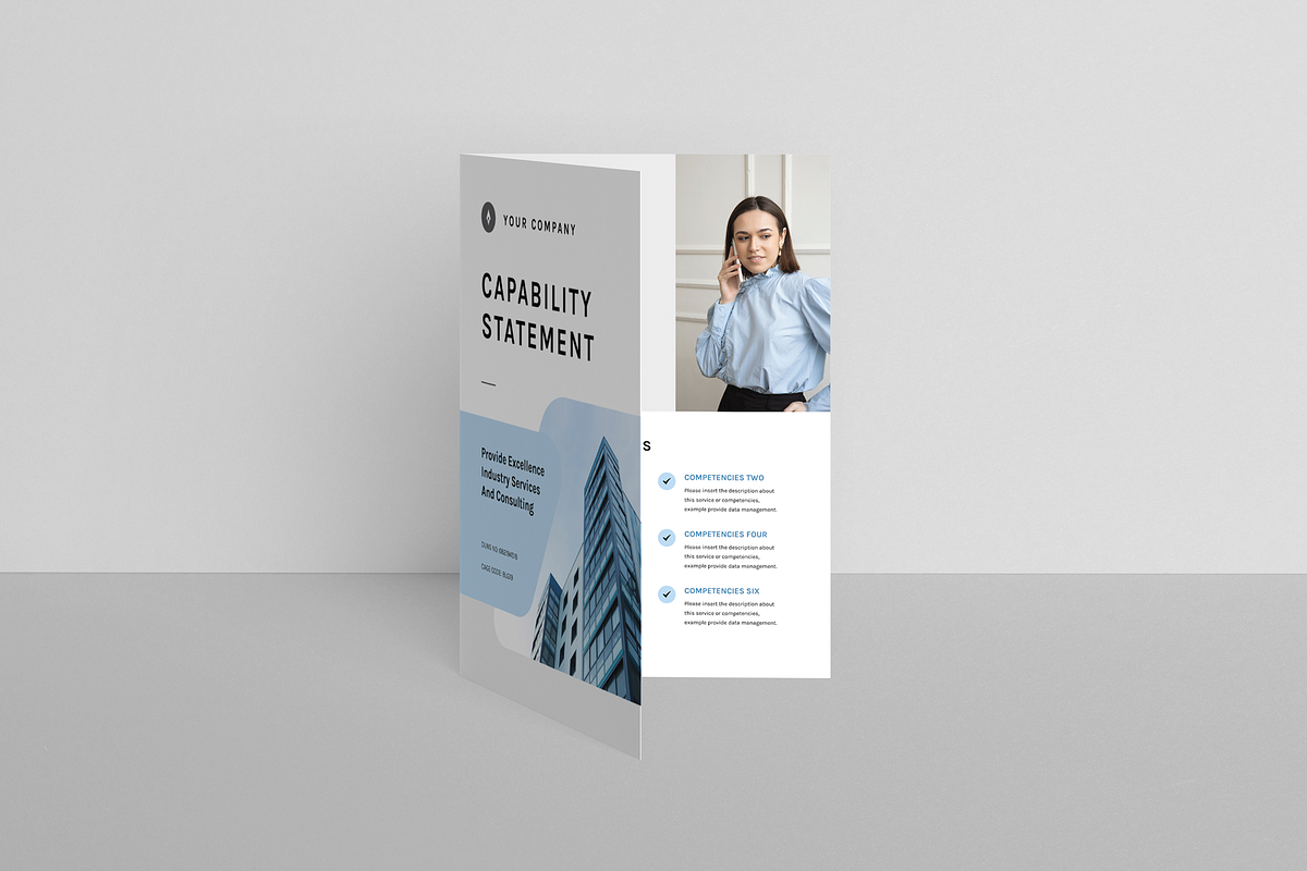 Capability Statement Brochure, a Brochure Template by Leaflove