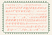 Rolling Scribless Curly Scribble, a Handwritten Font by Haps Space (Thumbnail 5 of 15)