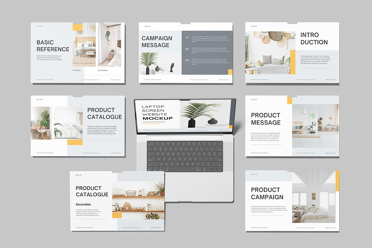Laptop Screen Website Mockup, a Device Mockup by Amigos__46 (Photo 9 of 10)