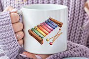Musique Instrument Clipart, an Illustration by Rose Art (Thumbnail 6 of 7)
