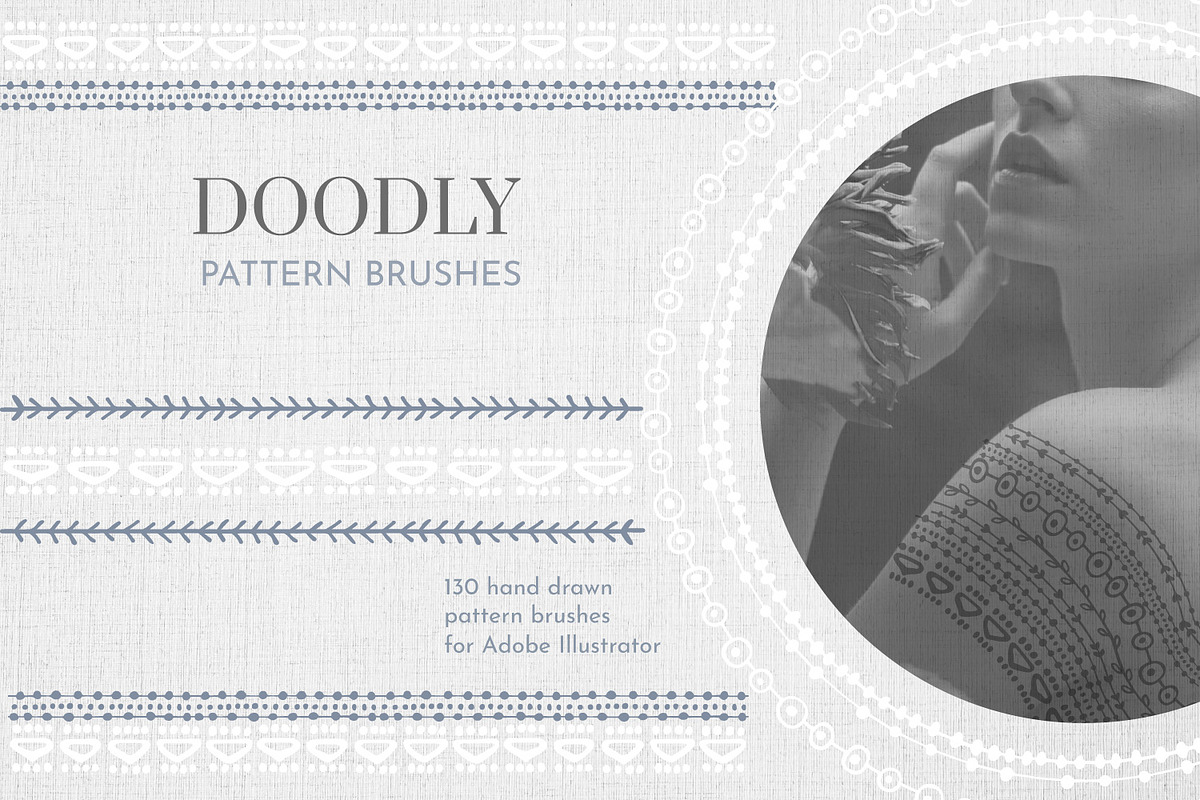 Doodle Vector Brushes +BONUS, a Brush Add-On by Kate Galunga Artstore (Photo 1 of 8)