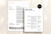 Black & Gray Modern Corporate Resume, a Resume Template by Creatif Foundry (Thumbnail 1 of 7)
