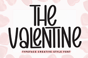 The Valentine | Script Font, a Script Font by Scratchones (Thumbnail 1 of 9)
